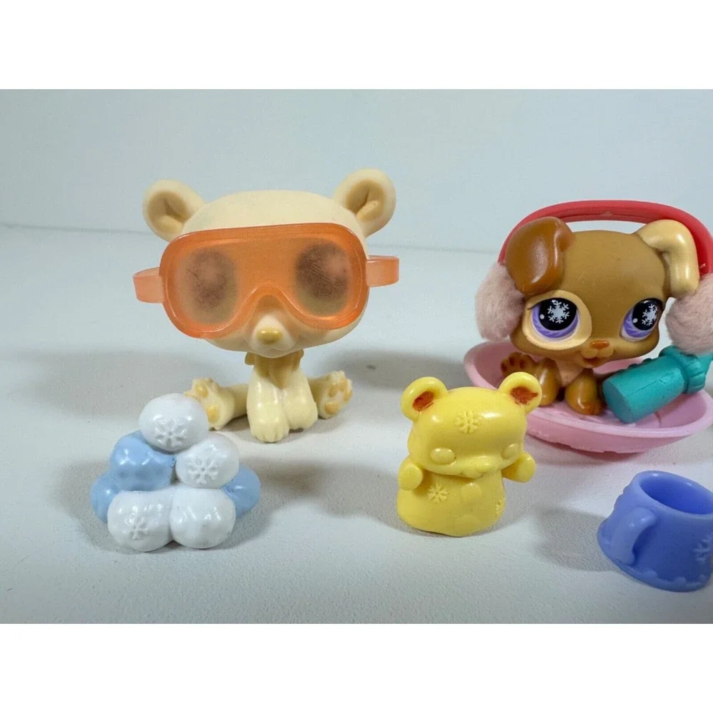 Littlest Pet Shop LPS #759 760 761 Polar‎ Bear Puppy Dog Owl ADVENT CALENDAR